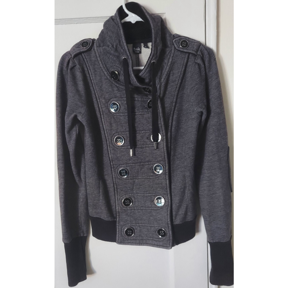 Mod Double Breasted Twik Exclusivite Simons Button Up Coat Size P/S Unisex